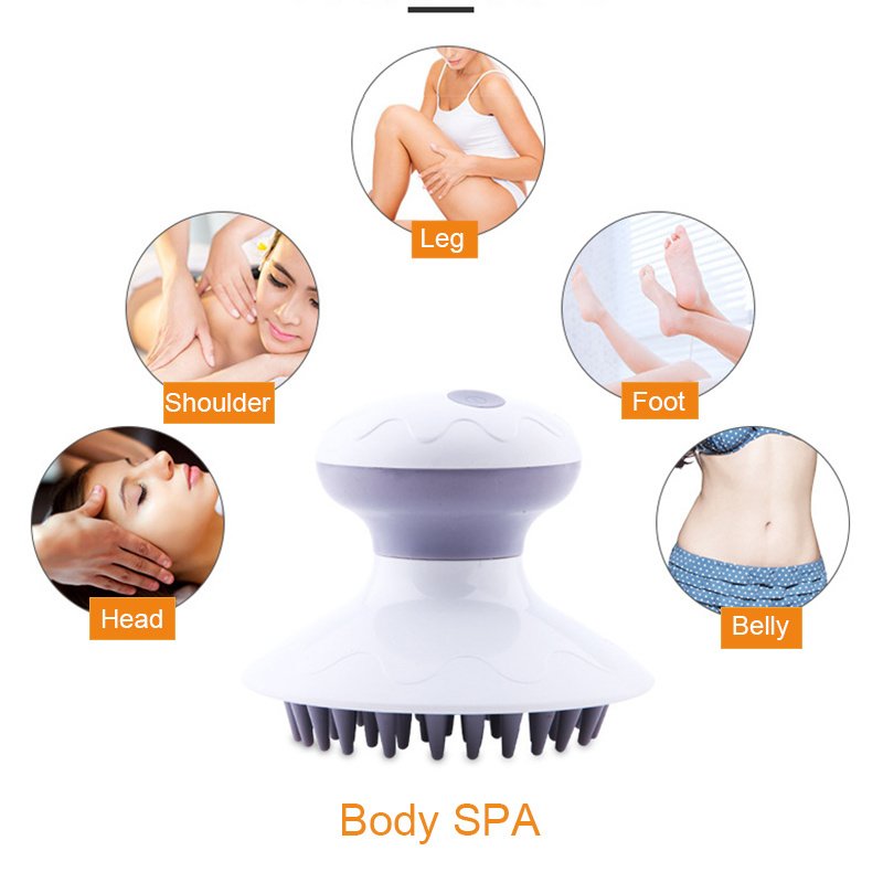 Portable Electric Waterproof Head Scalp Massager - Image 2
